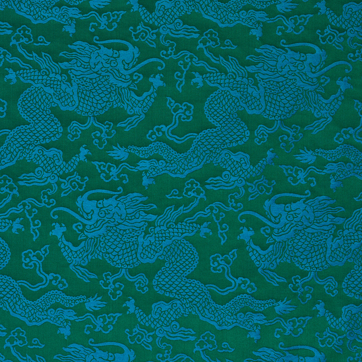RUAN DRAGON DAMASK EMERALD