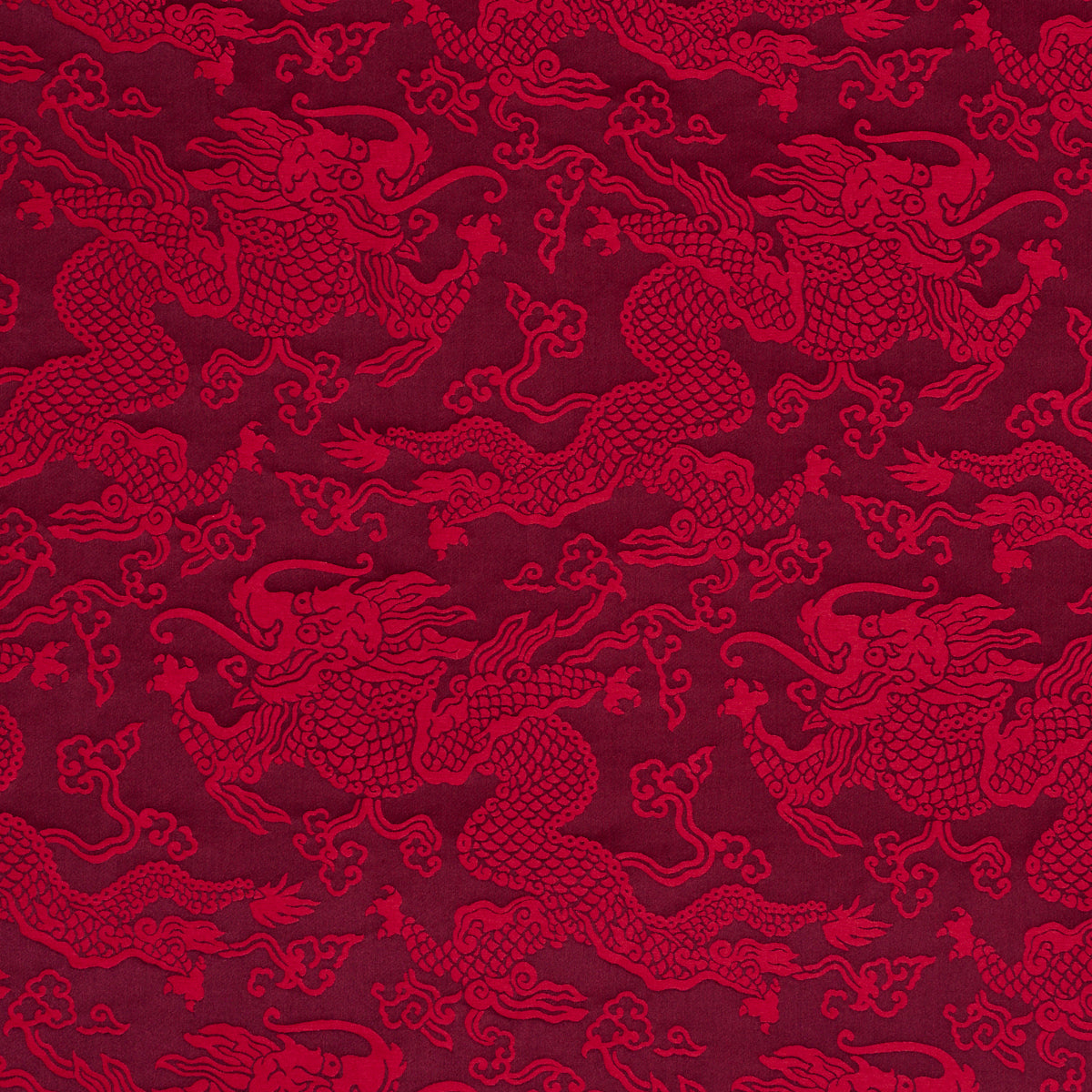 RUAN DRAGON DAMASK GARNET