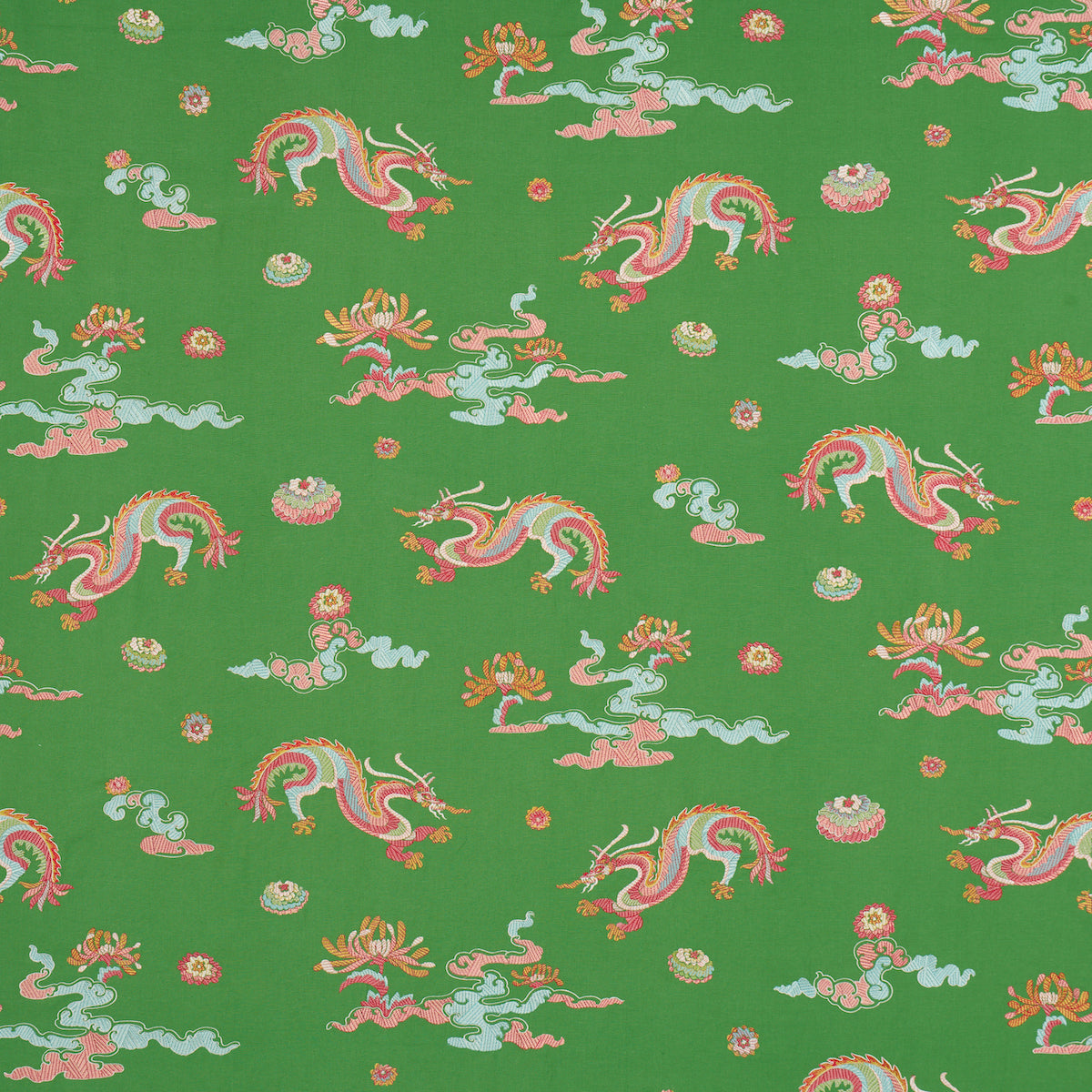 Hanlun Dragon Embroidery GREEN