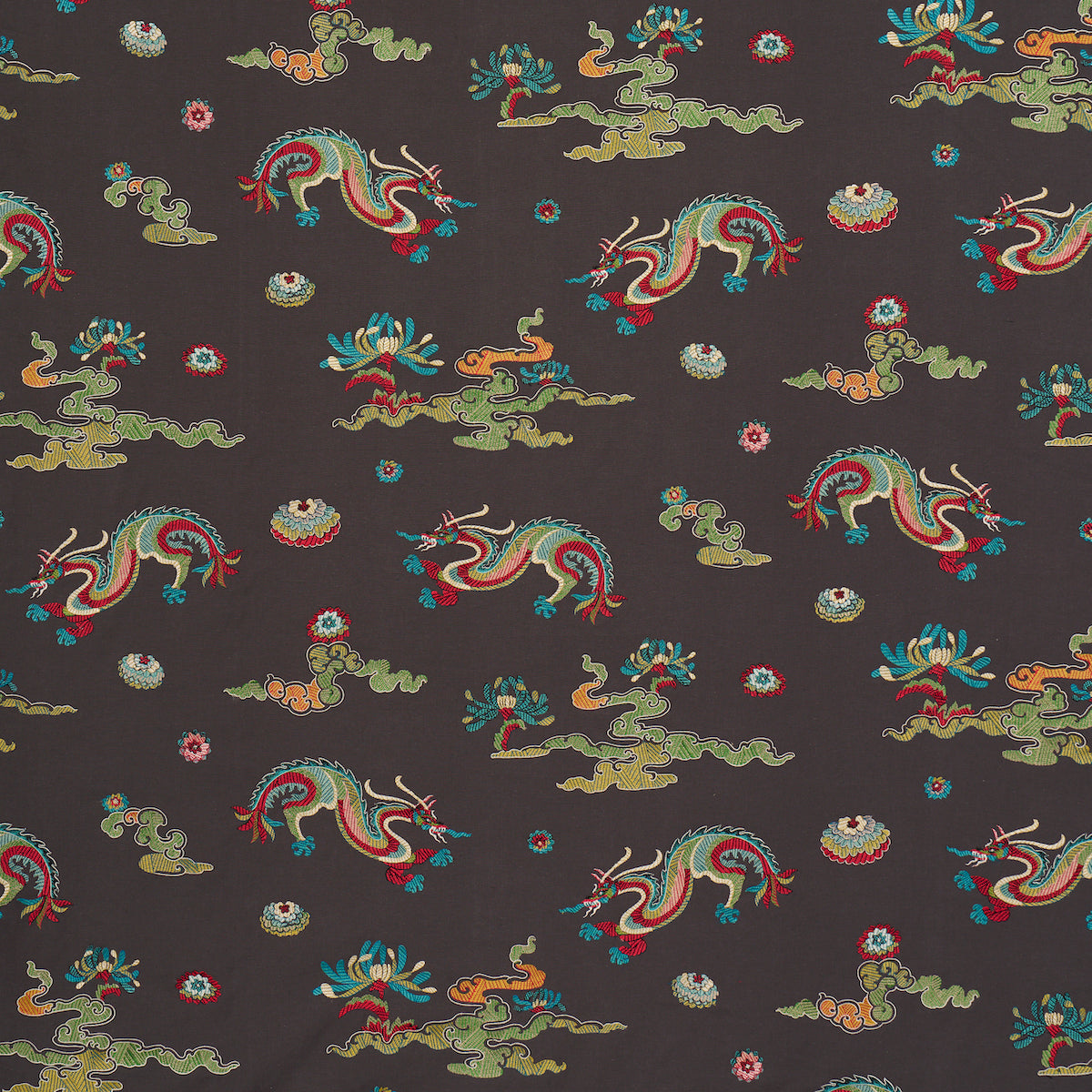 Hanlun Dragon Embroidery CHARCOAL