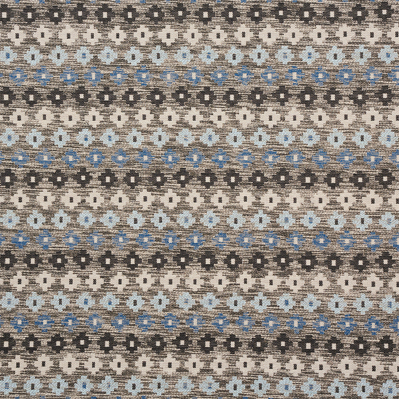 Schumacher AYUMI PERFORMANCE BLUE Fabric | Atlanta Fabrics