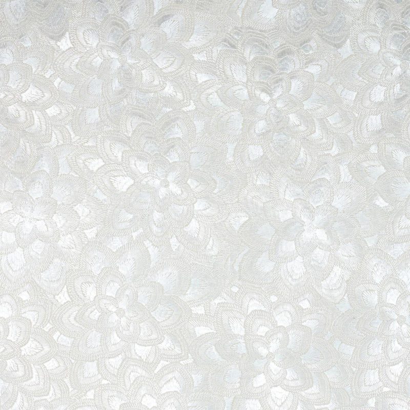 SCHUMACHER LOTUS EMBROIDERY PEARL FABRIC | Atlanta Fabrics