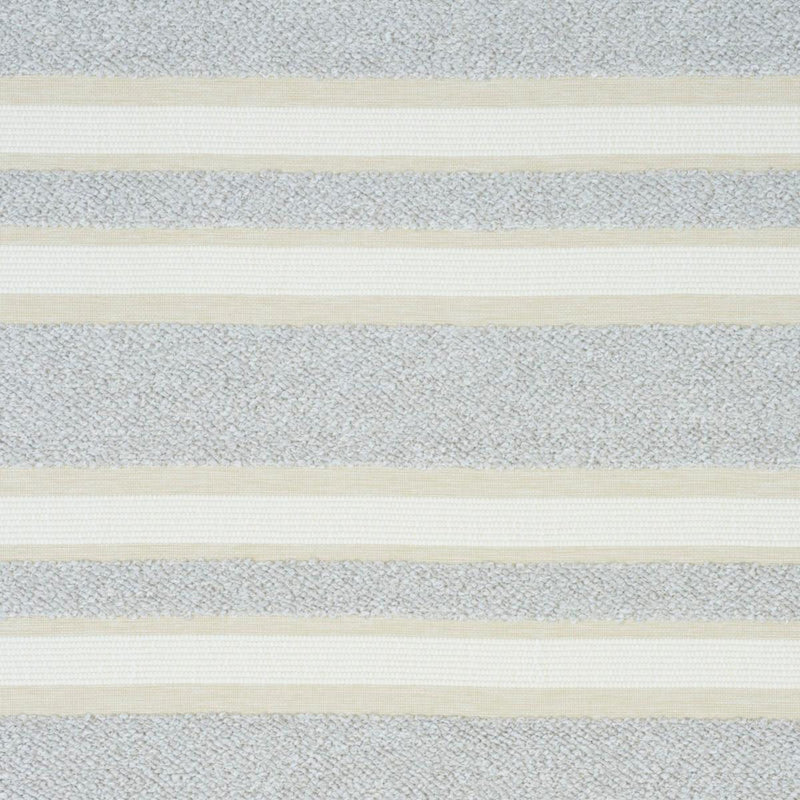SCHUMACHER OHARA STRIPE INDOOR/OUTDOOR GREY FABRIC | Atlanta Fabrics