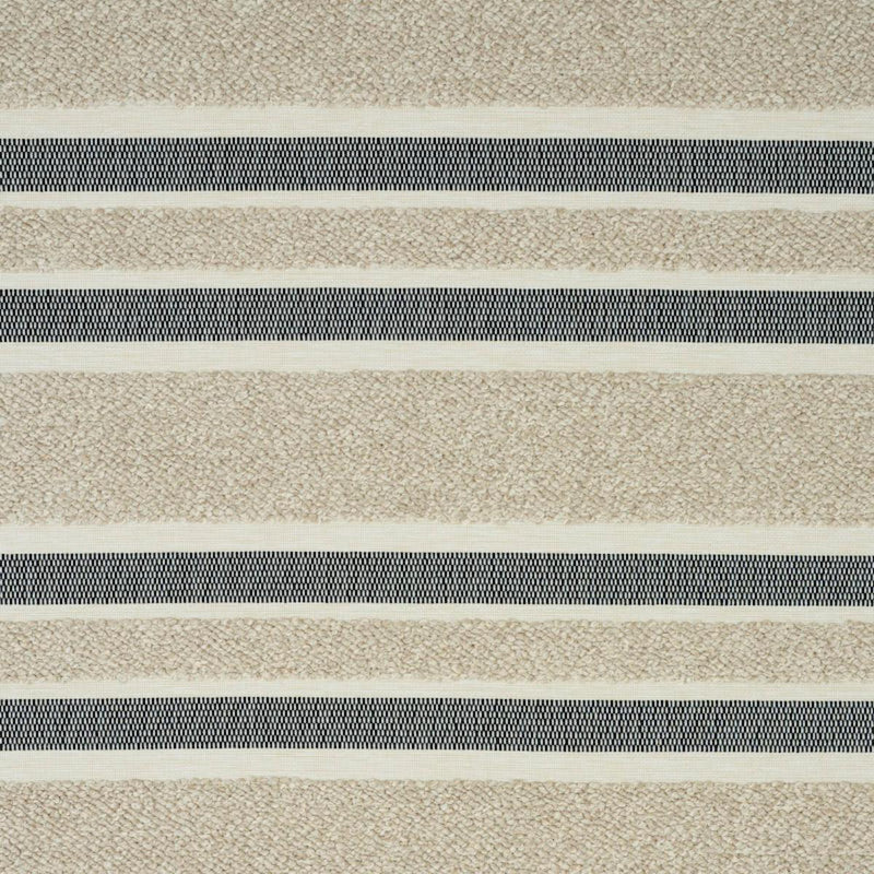 SCHUMACHER OHARA STRIPE INDOOR/OUTDOOR TAUPE FABRIC | Atlanta Fabrics
