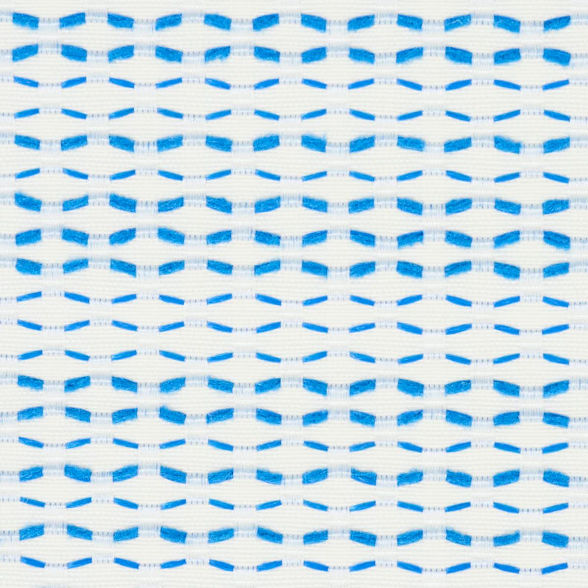 Schumacher BRANFORD INDOOR/OUTDOOR BLUE Fabric | Atlanta Fabrics