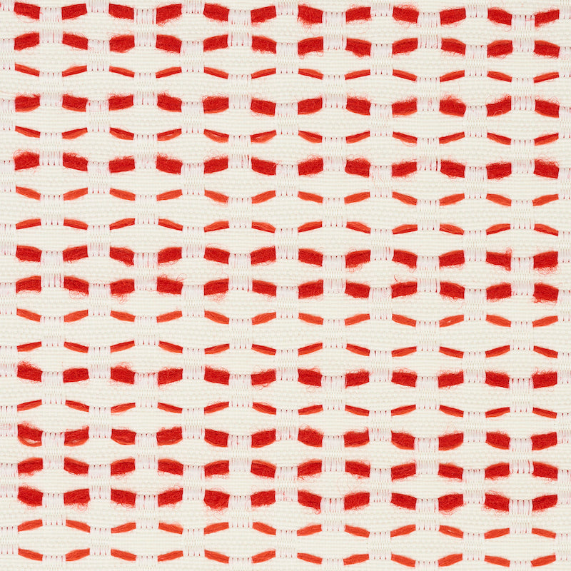 Schumacher BRANFORD INDOOR/OUTDOOR RED Fabric | Atlanta Fabrics