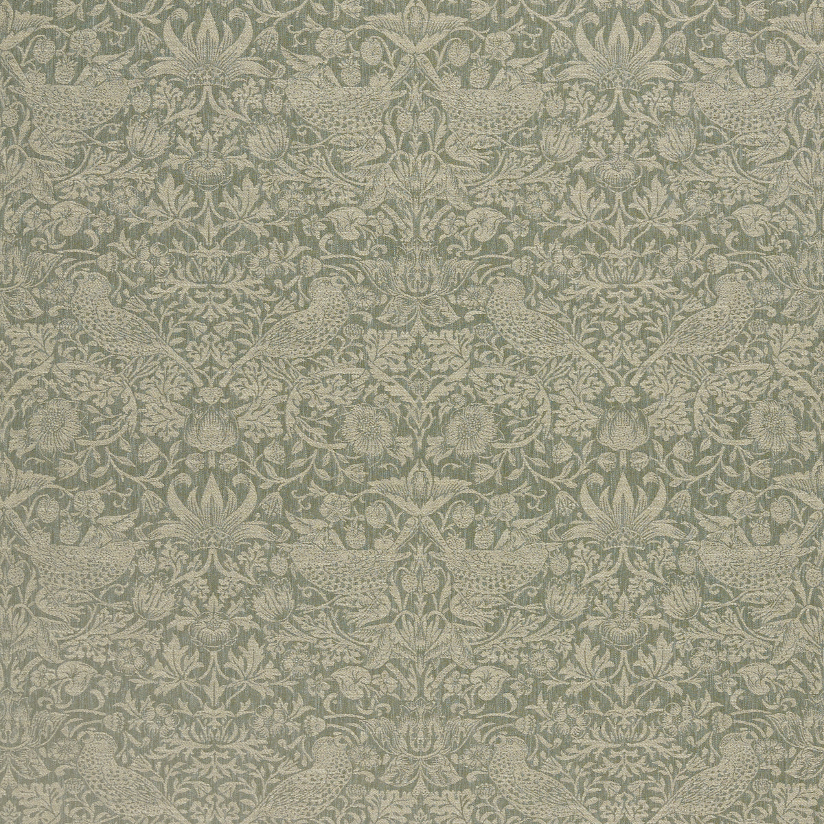 7868 STRAWBERRY THIEF WOVEN 2 SAGE