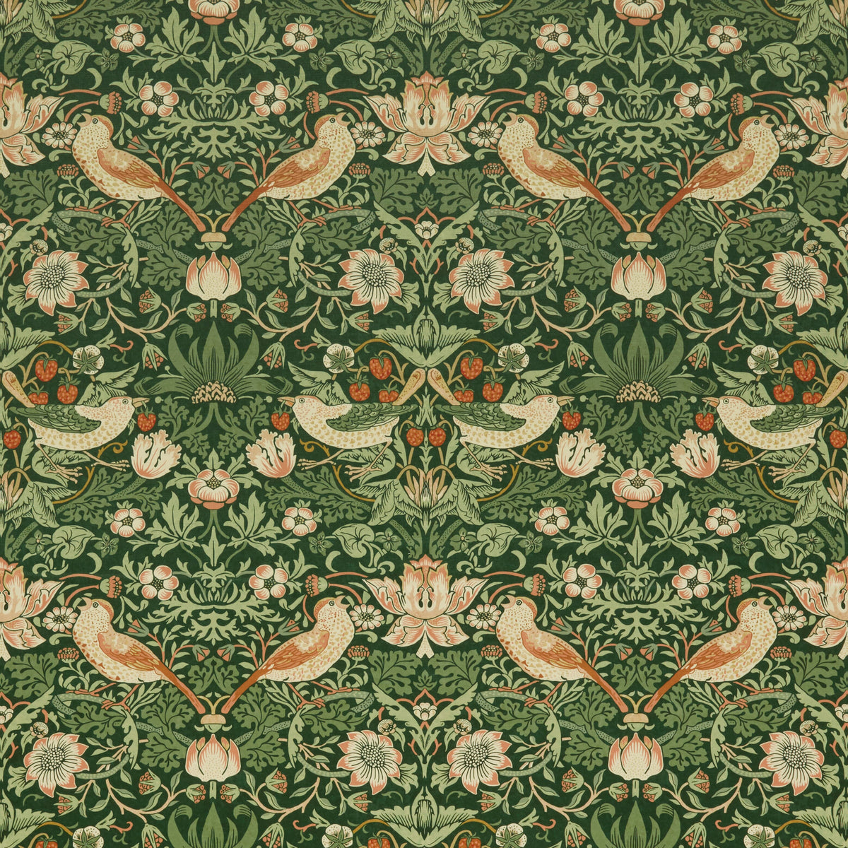 7870 STRAWBERRY THIEF VELVET 4 HUNTER