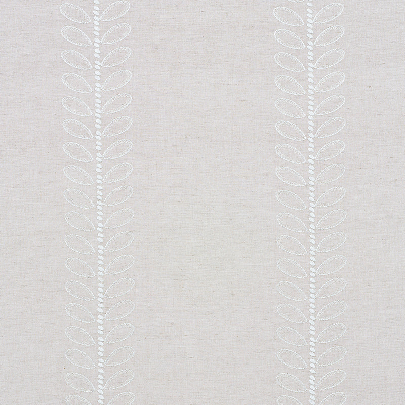 Schumacher CAMILE EMBROIDERY NATURAL Fabric | Atlanta Fabrics