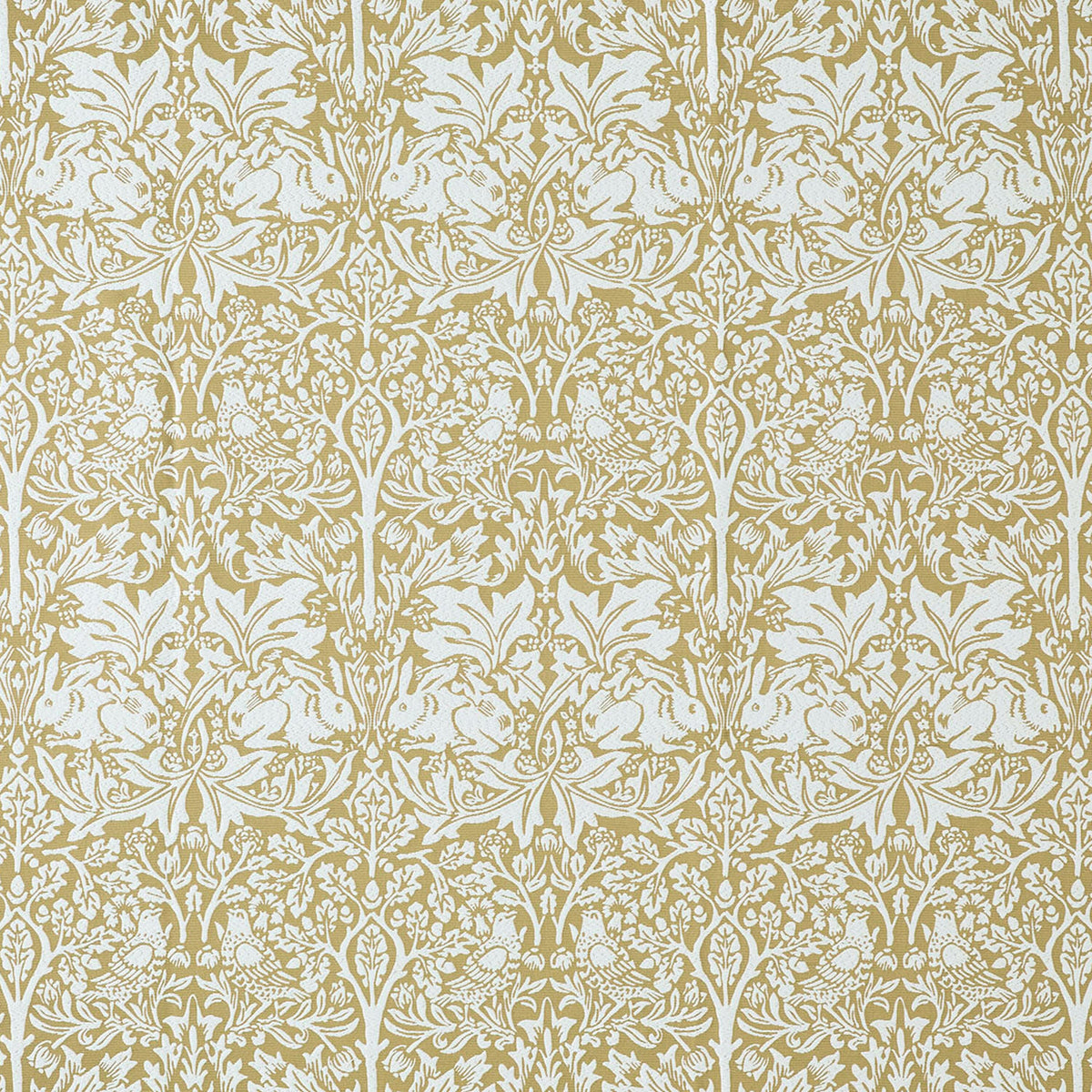 William Morris At Home 7888 BROTHER RABBIT WOVEN 1 WHEAT Fabric | Atlanta Fabrics