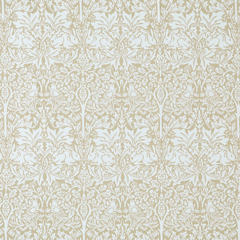 William Morris At Home 7888 BROTHER RABBIT WOVEN 3 ALOE Fabric | Atlanta Fabrics
