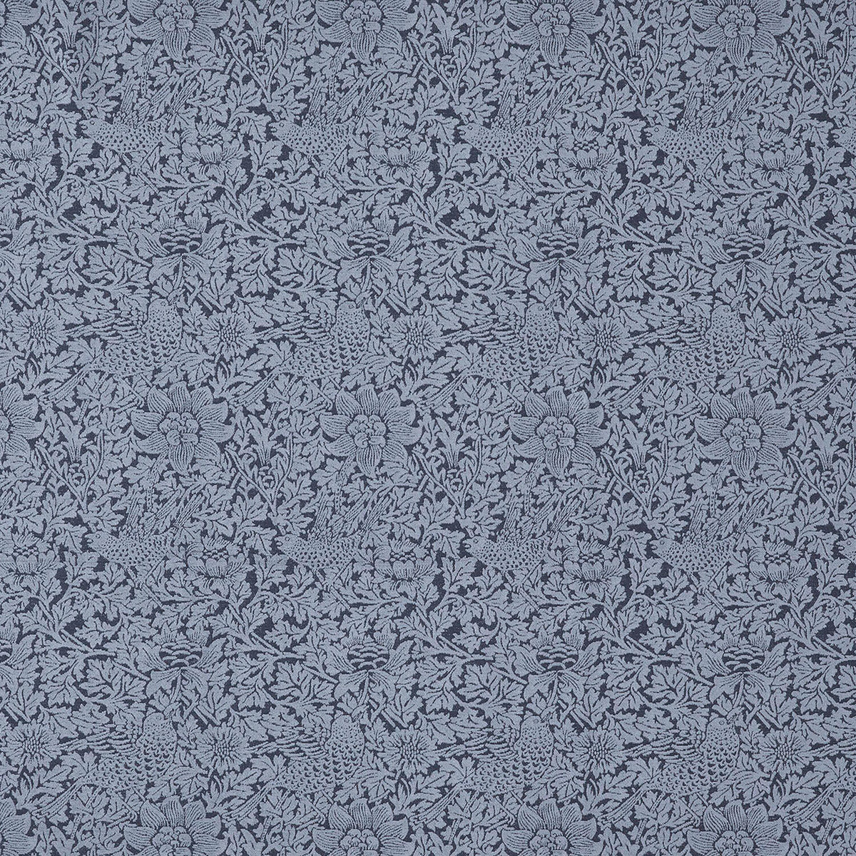 7890 BIRD AND ANEMONE WOVEN 3 INK