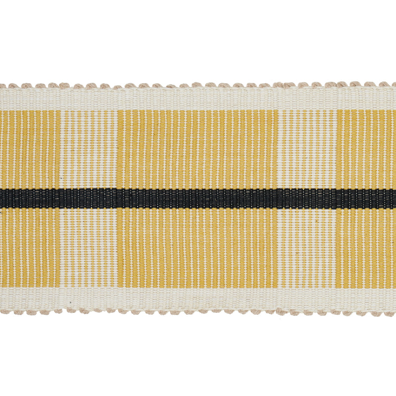 Schumacher CALCADA TAPE WIDE MAIZE Trim | Atlanta Fabrics