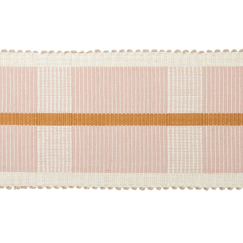 Schumacher CALCADA TAPE WIDE ROSE QUARTZ Trim | Atlanta Fabrics