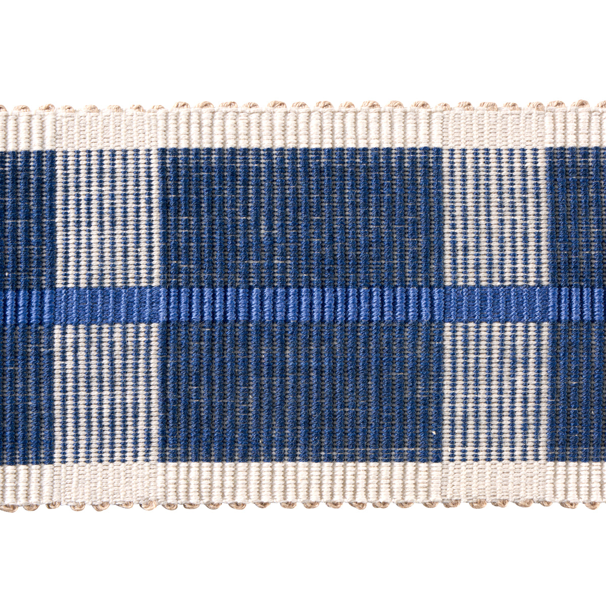 Schumacher CALCADA TAPE WIDE LAPIS Trim | Atlanta Fabrics