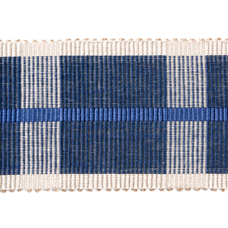 Schumacher CALCADA TAPE WIDE LAPIS Trim | Atlanta Fabrics