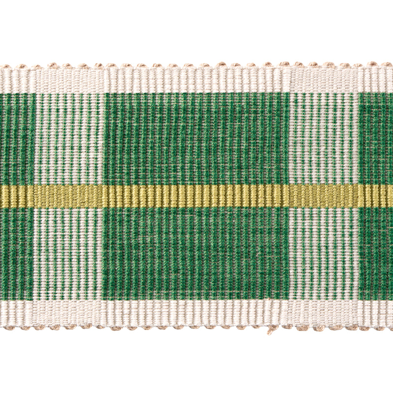 Schumacher CALCADA TAPE WIDE GRASS Trim | Atlanta Fabrics