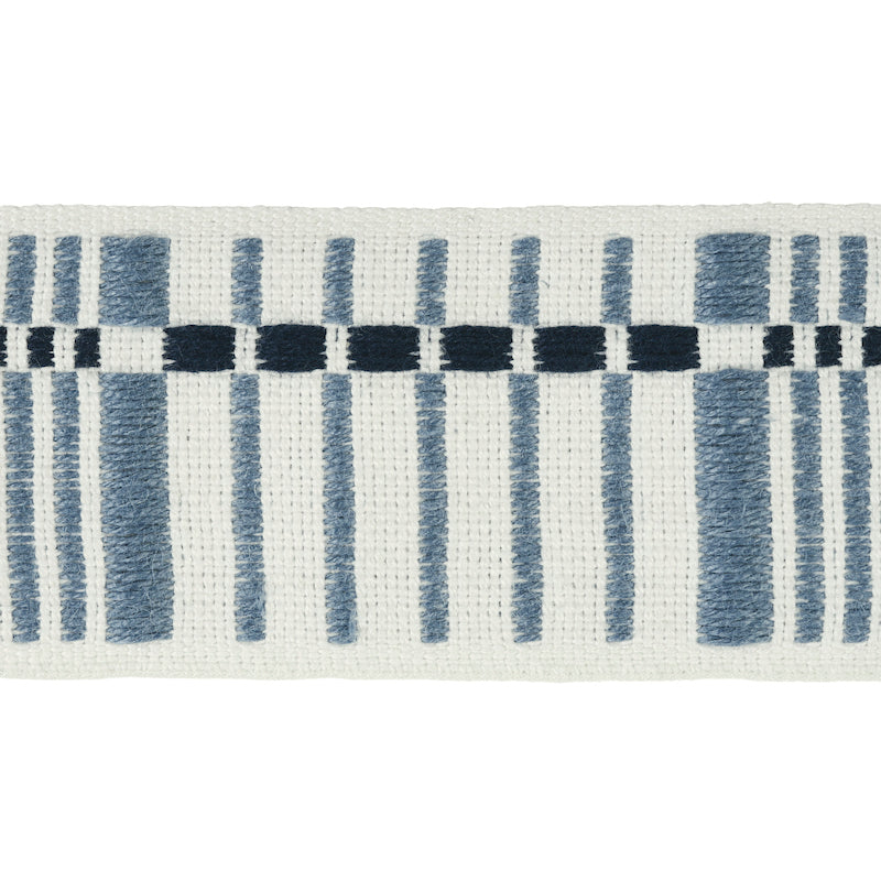 Schumacher CARMO TAPE MEDIUM INDIGO Trim | Atlanta Fabrics