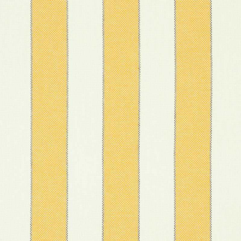 Schumacher BLUMONT STRIPE INDOOR/OUTDOOR YELLOW Fabric | Atlanta Fabrics