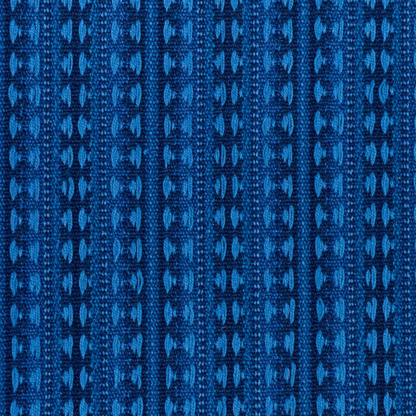 SCHUMACHER TARNBY STRIPE INDIGO FABRIC | Atlanta Fabrics