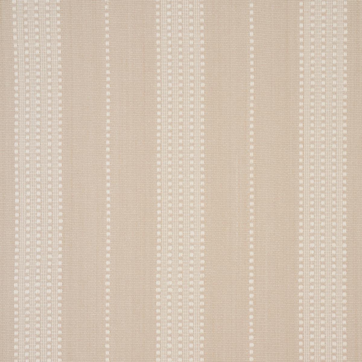 SCHUMACHER LUBECK STRIPE NATURAL FABRIC | Atlanta Fabrics
