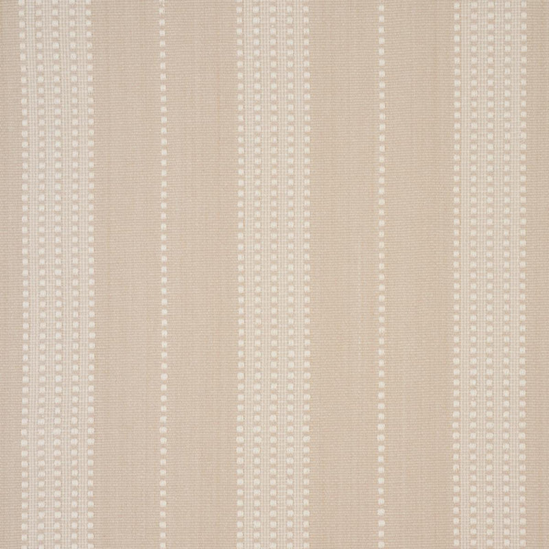 SCHUMACHER LUBECK STRIPE NATURAL FABRIC | Atlanta Fabrics