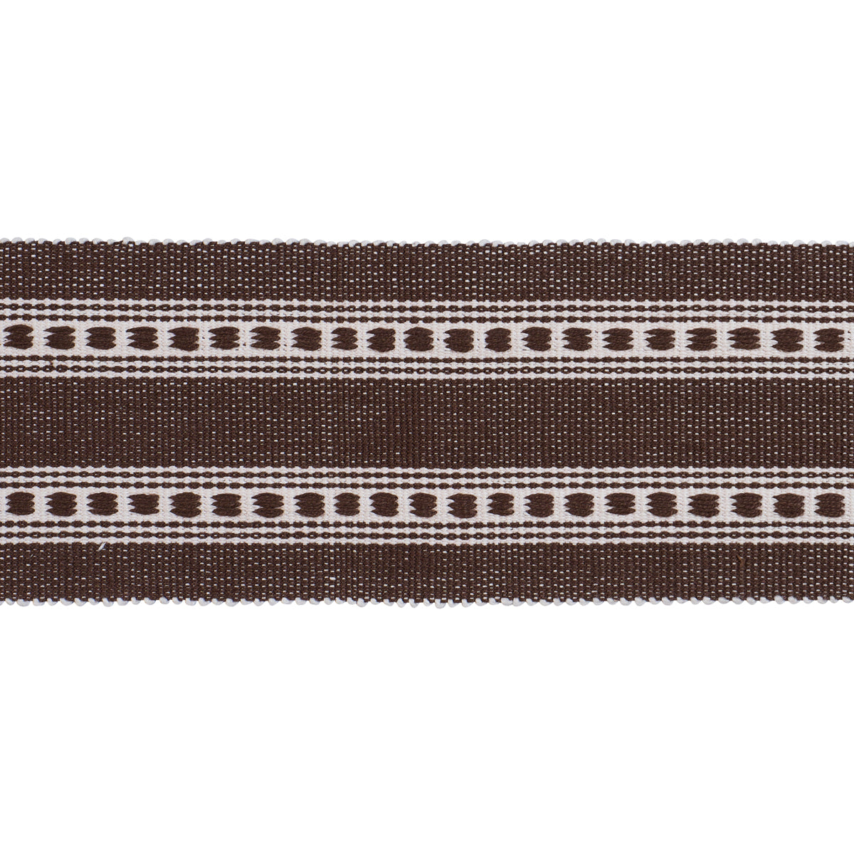 Schumacher LUBECK TAPE BROWN Trim | Atlanta Fabrics
