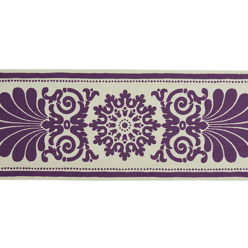 Schumacher YVONNE TAPE AUBERGINE Trim | Atlanta Fabrics