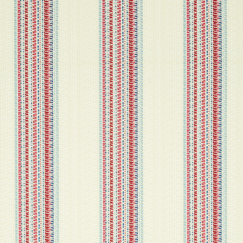 Schumacher BENDITA STRIPE INDOOR/OUTDOOR ROSE Fabric | Atlanta Fabrics