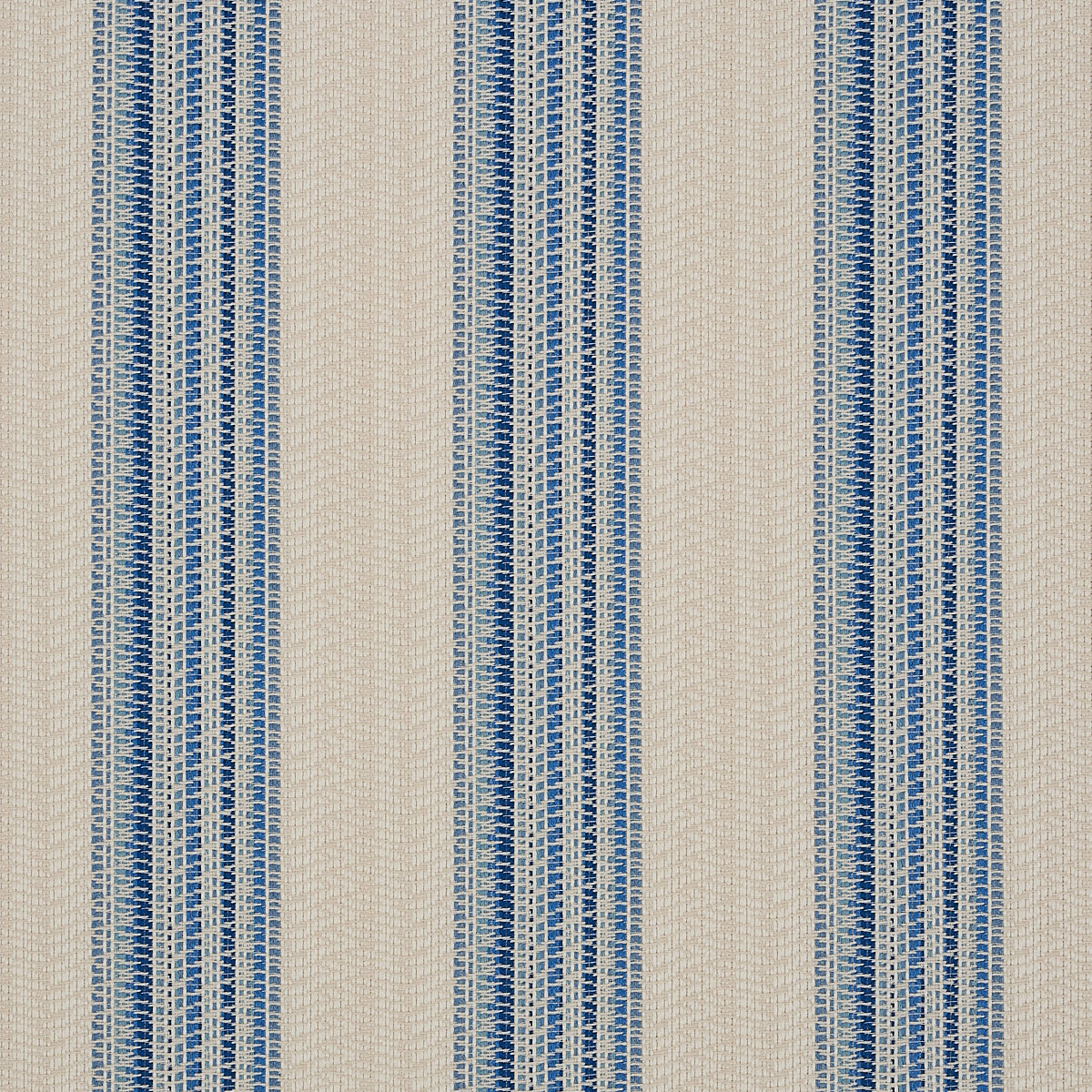 Schumacher BENDITA STRIPE INDOOR/OUTDOOR BLUE Fabric | Atlanta Fabrics
