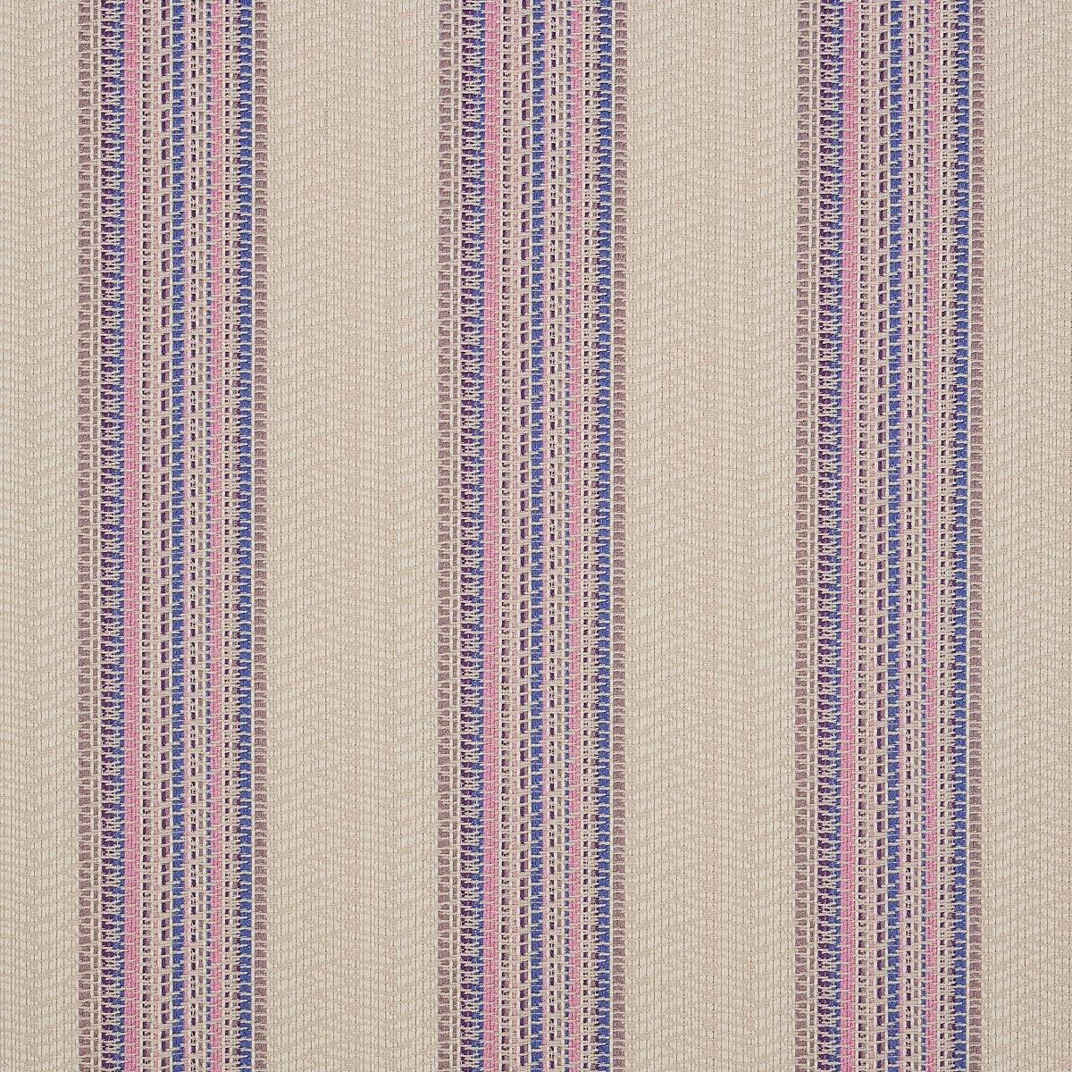 SCHUMACHER BENDITA STRIPE INDOOR/OUTDOOR LILAC FABRIC | Atlanta Fabrics