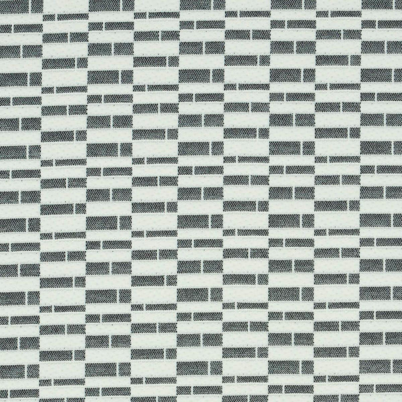 SCHUMACHER ASHCROFT MATELASSE INDOOR/OUTDOOR BLACK FABRIC | Atlanta Fabrics