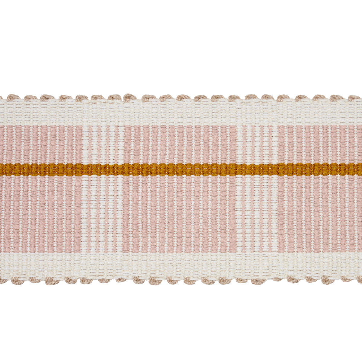 Schumacher CALCADA TAPE MEDIUM ROSE QUARTZ Trim | Atlanta Fabrics