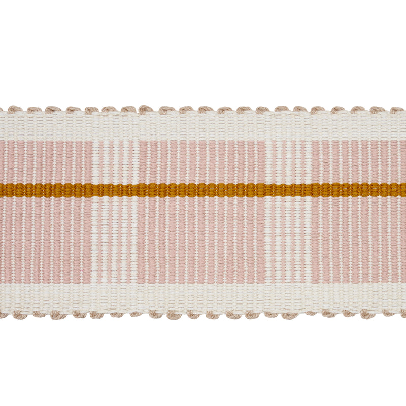 Schumacher CALCADA TAPE MEDIUM ROSE QUARTZ Trim | Atlanta Fabrics