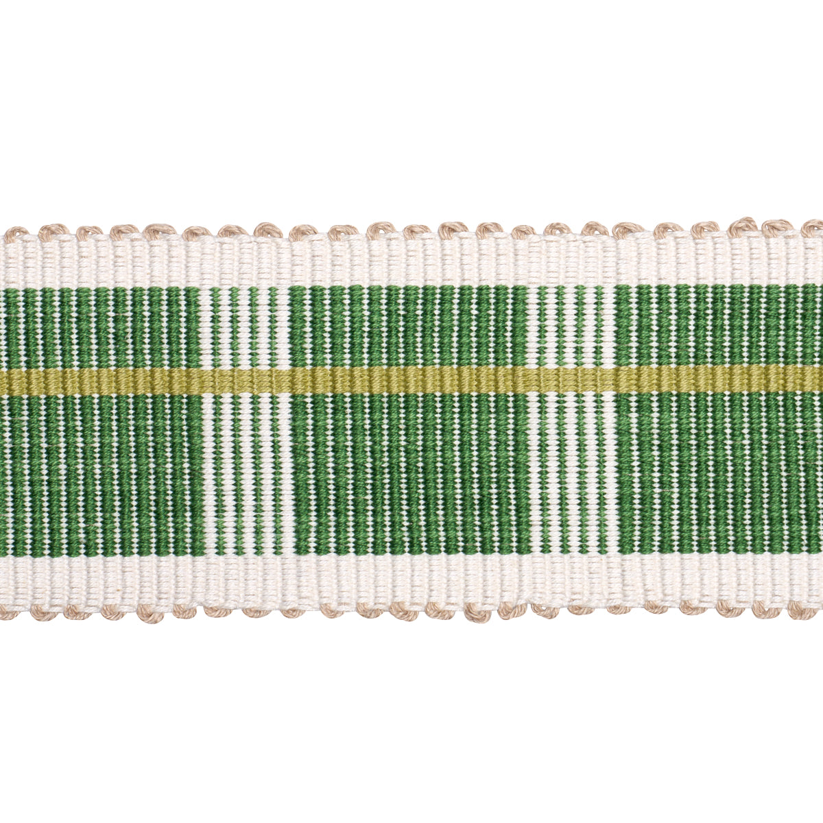 Schumacher CALCADA TAPE MEDIUM GRASS Trim | Atlanta Fabrics