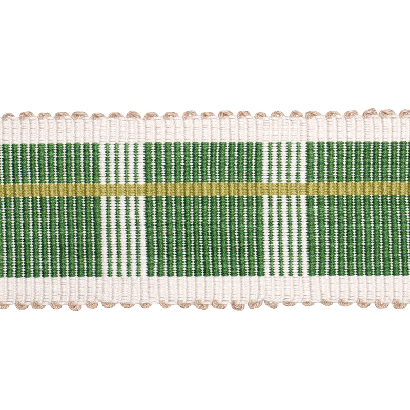 Schumacher CALCADA TAPE MEDIUM GRASS Trim | Atlanta Fabrics