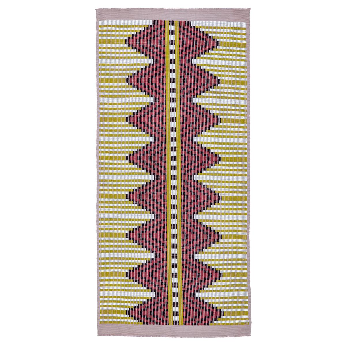 MIXCO HAND WOVEN BROCADE DEWBERRY