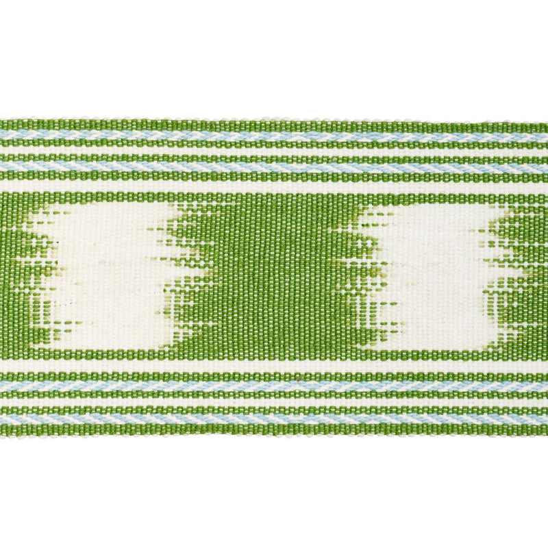 SCHUMACHER BANYAN IKAT TAPE LEAF FABRIC | Atlanta Fabrics