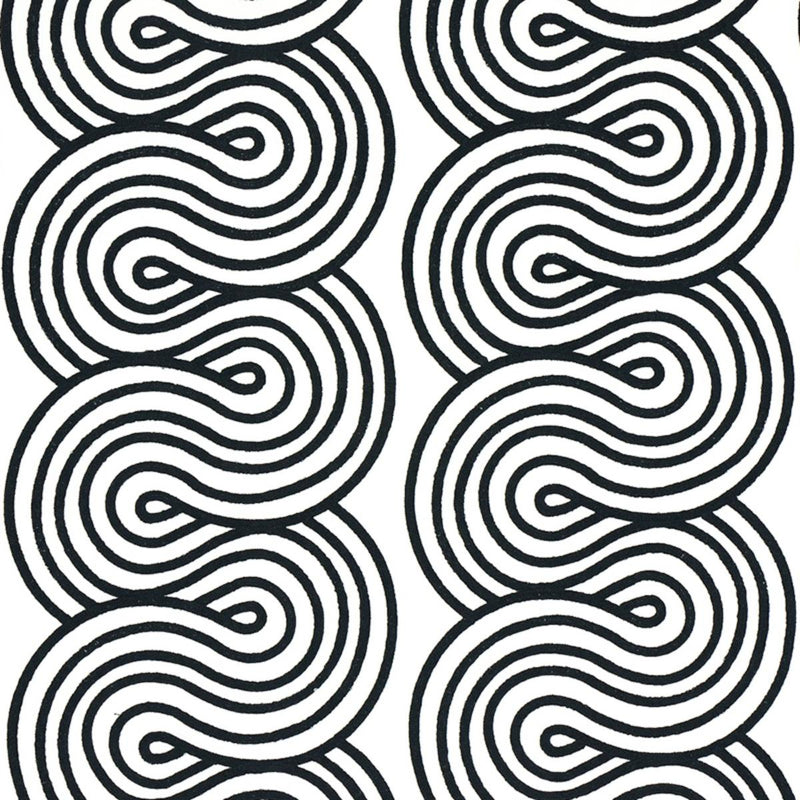 SCHUMACHER Giraldi Embroidery BLACK FABRIC | Atlanta Fabrics