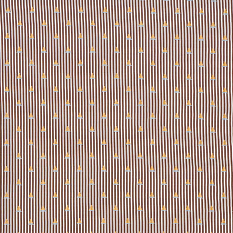 Schumacher LUDUS STRIPE BROWN Fabric | Atlanta Fabrics
