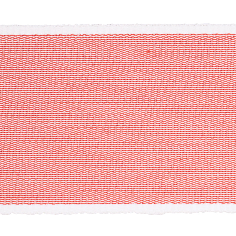 Schumacher SANDPIPER TAPE WIDE RED Trim | Atlanta Fabrics