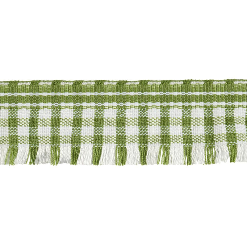 Schumacher ROSALY TAPE GREEN Trim | Atlanta Fabrics