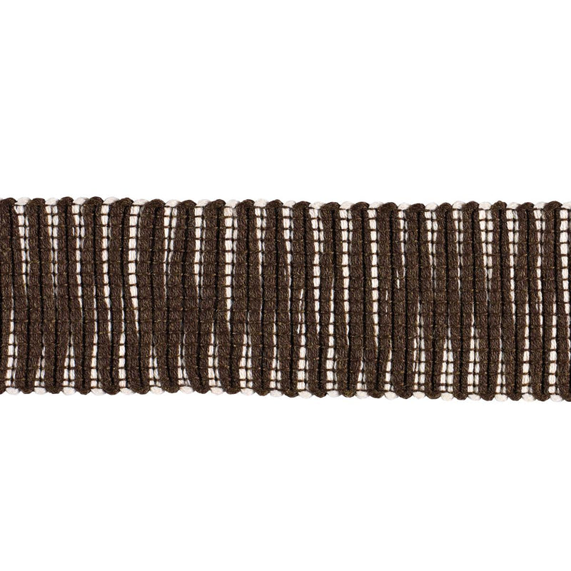 Schumacher PIERCE TAPE INDOOR/OUTDOOR BROWN Trim | Atlanta Fabrics