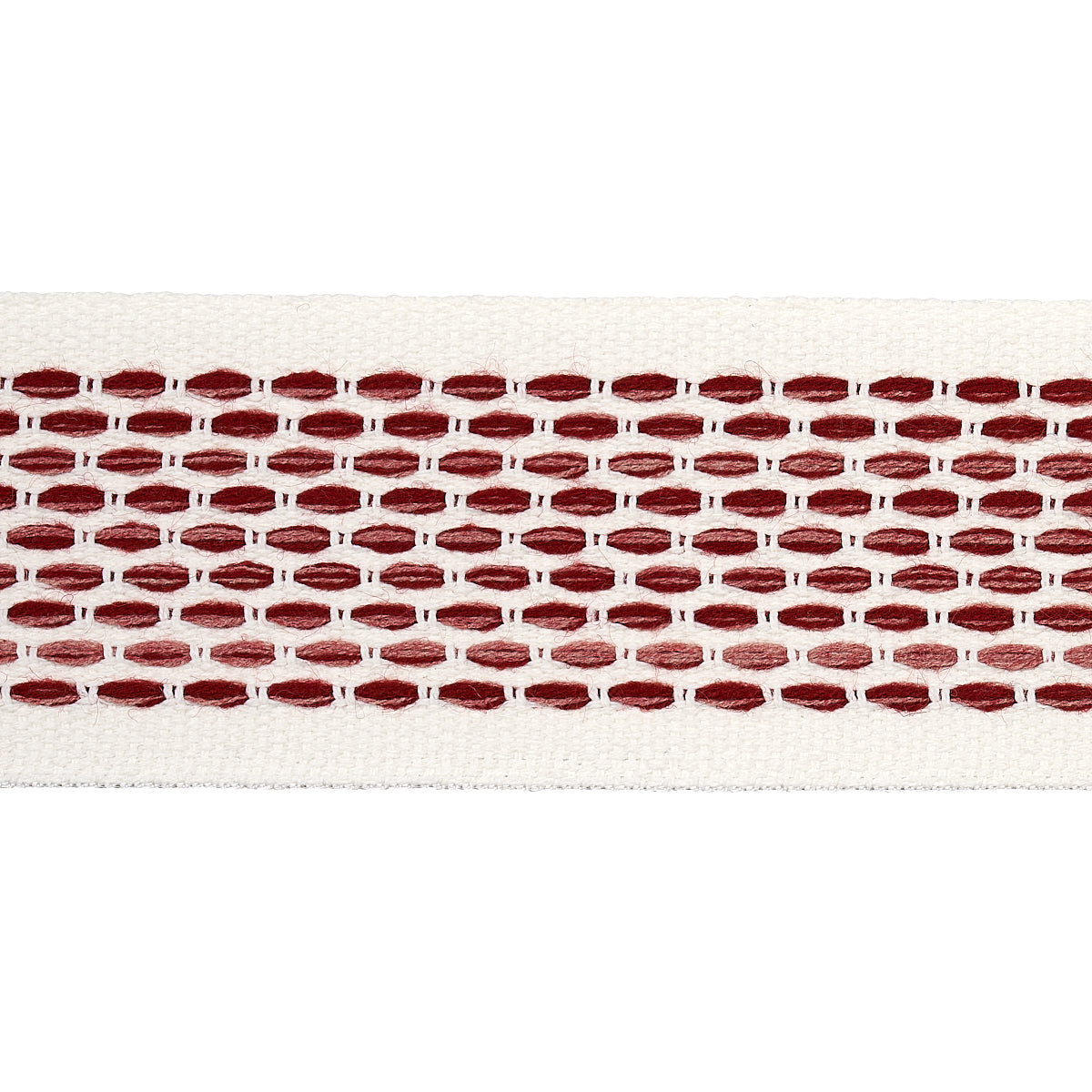 Schumacher PORTOLA TAPE INDOOR/OUTDOOR ROSE Trim | Atlanta Fabrics