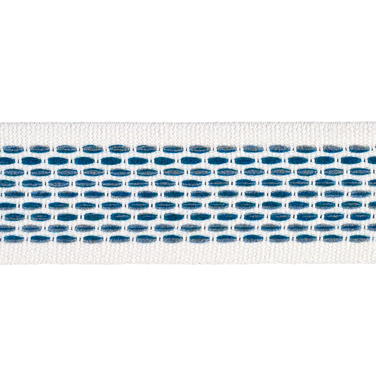Schumacher PORTOLA TAPE INDOOR/OUTDOOR SLATE Trim | Atlanta Fabrics