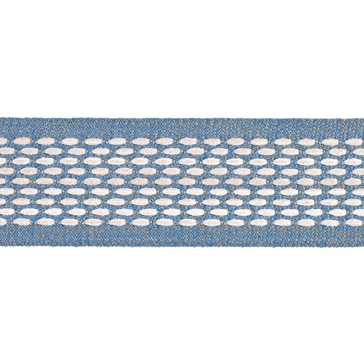Schumacher PORTOLA TAPE INDOOR/OUTDOOR SKY Trim | Atlanta Fabrics