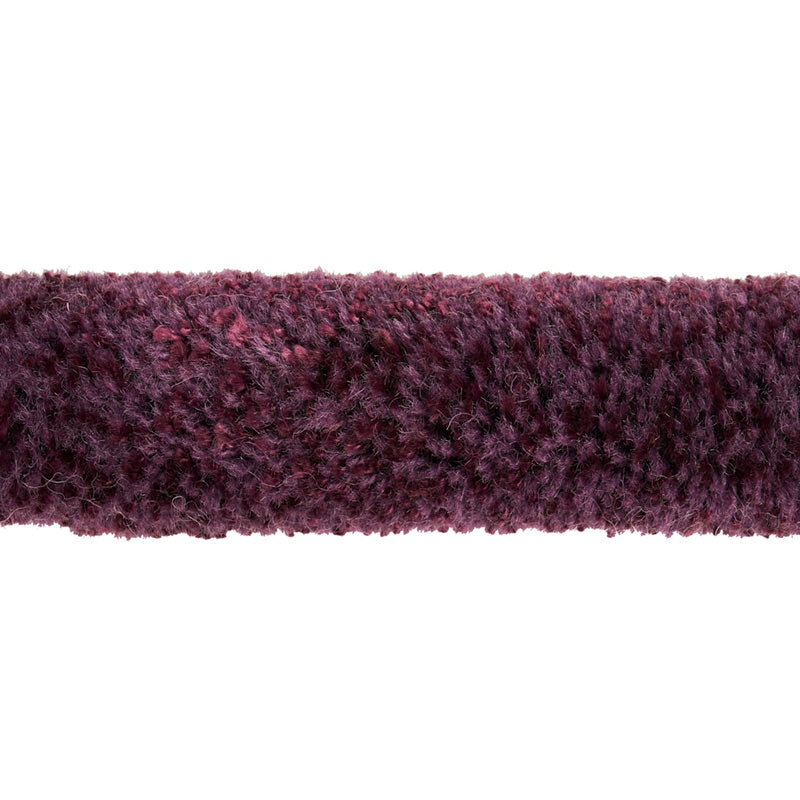 Schumacher TUFT BRAID TAPE AUBERGINE Trim | Atlanta Fabrics