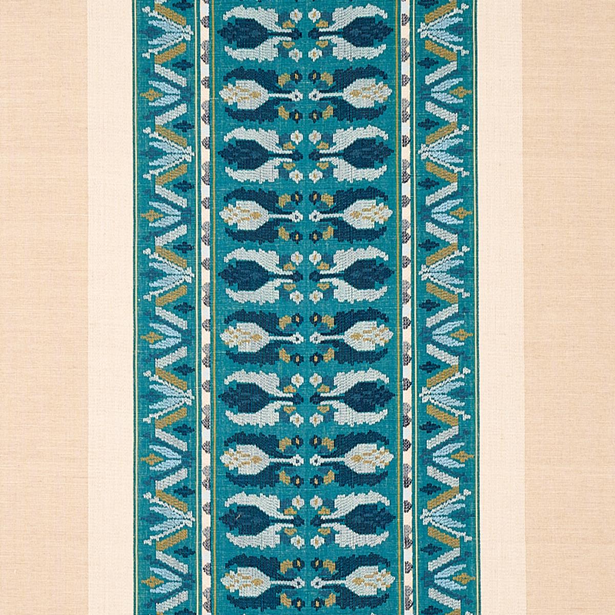 SANDOR STRIPE EMBROIDERY PEACOCK