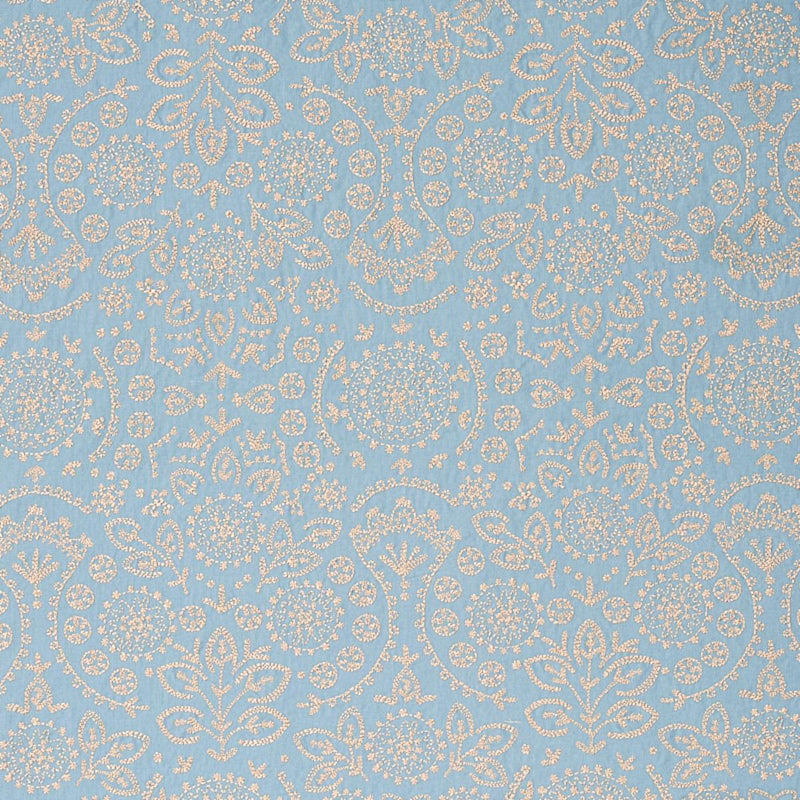 SCHUMACHER Tiana Embroidery CHAMBRAY FABRIC | Atlanta Fabrics