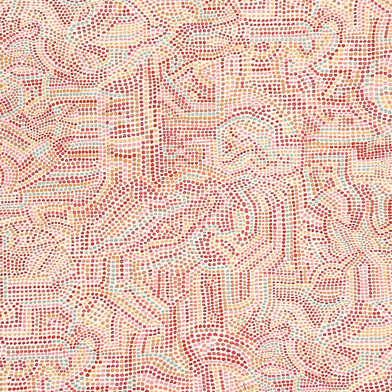 Schumacher GALINA PINK Fabric | Atlanta Fabrics
